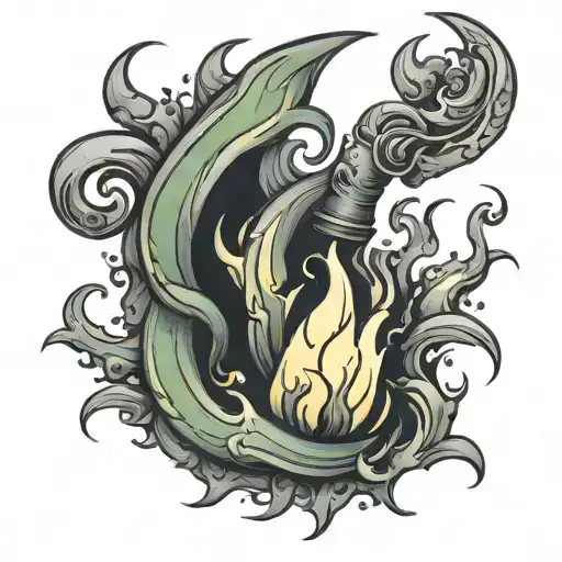 Extinguishing Green Flame
