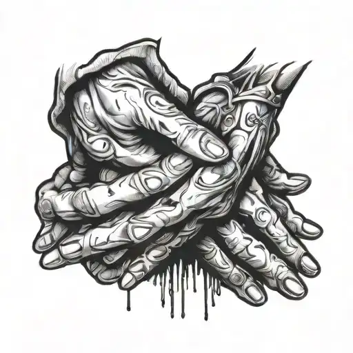 Hands Pulled Apart