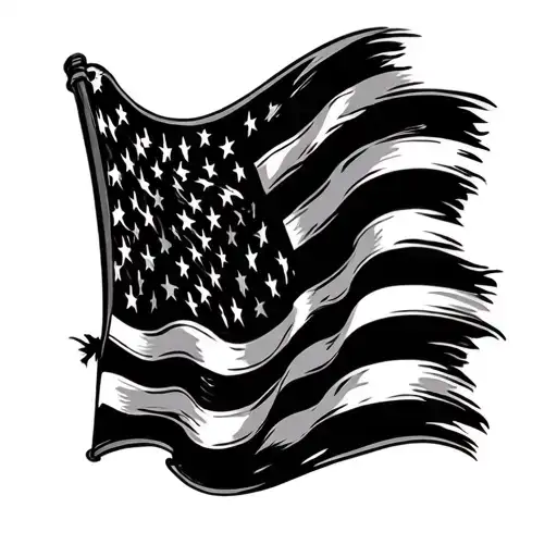 Remembering Grandfather American Flag