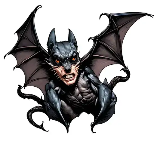 Bats Tatto Design