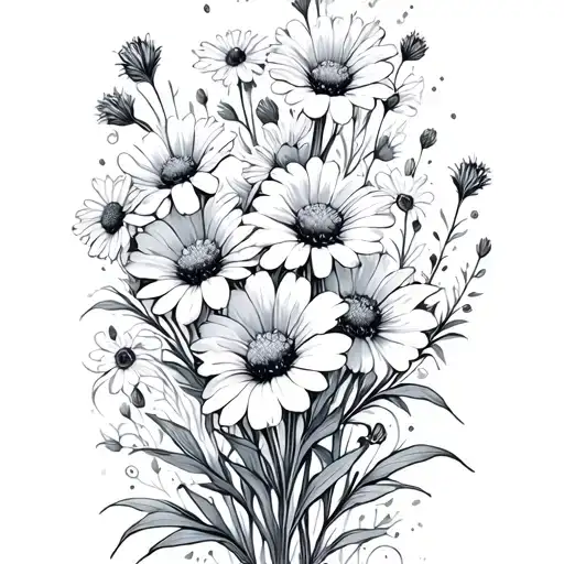 Wildflowers Gently Swaying
