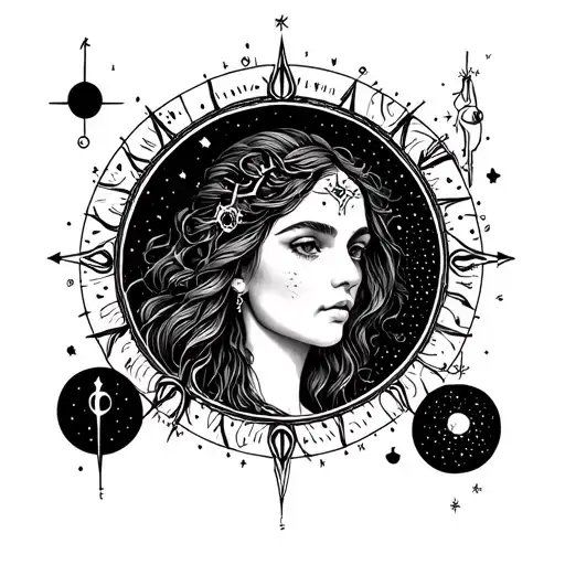 Sagittarius Sun Cancer Moon Cancer Rising Dot Work Women's