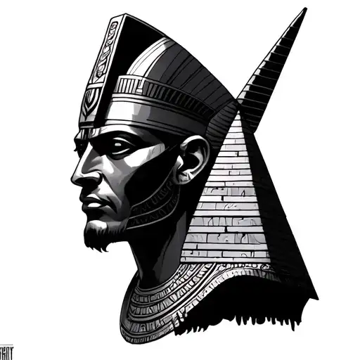 God Of Underworld Osiris Pyramids And