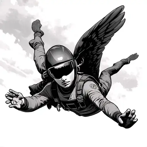 Wingsuit Skydiving