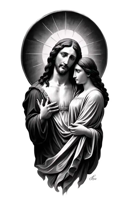 Jesus Mary And Agels