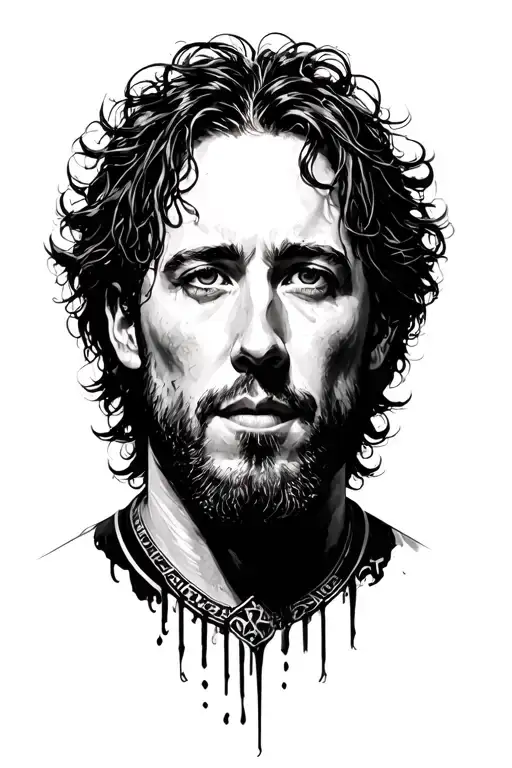 Visual Depiction Of The Song Black By Pearl Jam