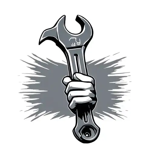 Wrench On Hand