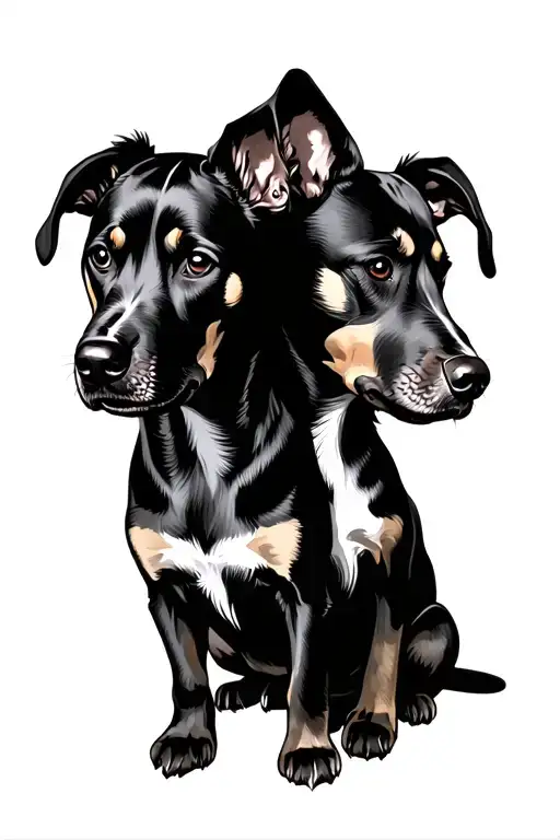 Cuban Twin Boys Dogs Love Warrior