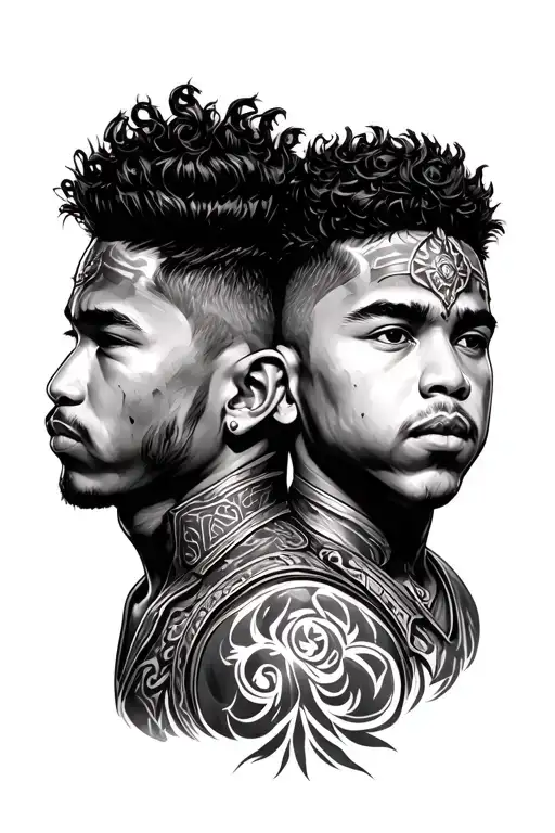 Cuban Twin Boys Love Warrior