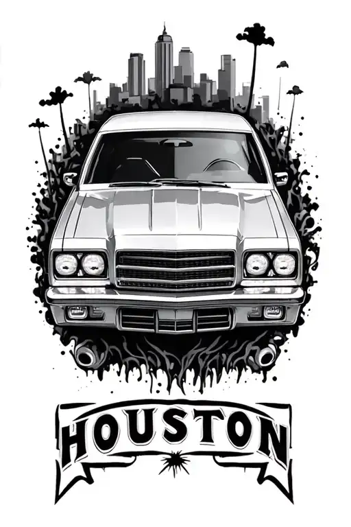 Houston Car Theam Arm Sleve