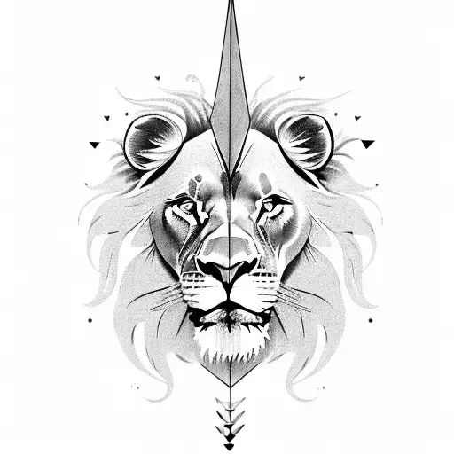 Lion With Three Arrows