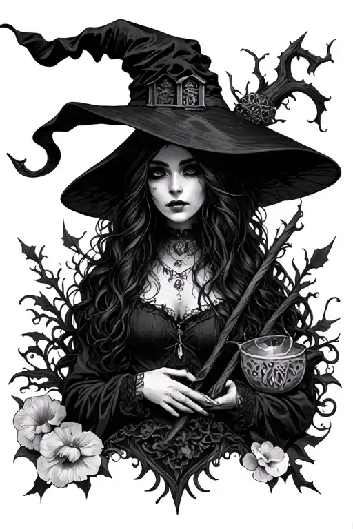 Cottage Core Goth Witch Vibes