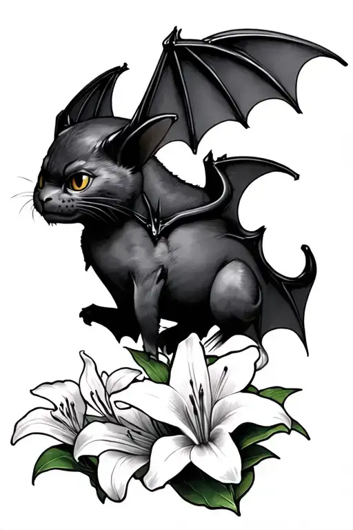 Bat With Lillys