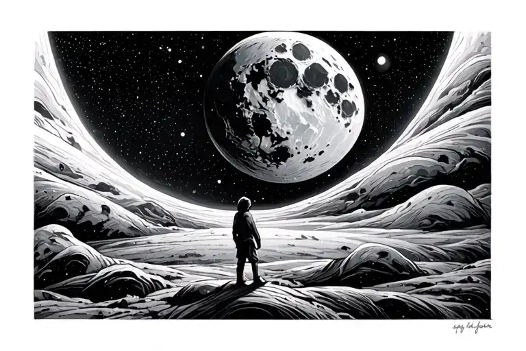 Moon Travel Petit Prince Planet