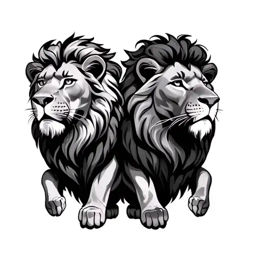 Lions In Jin And Jan