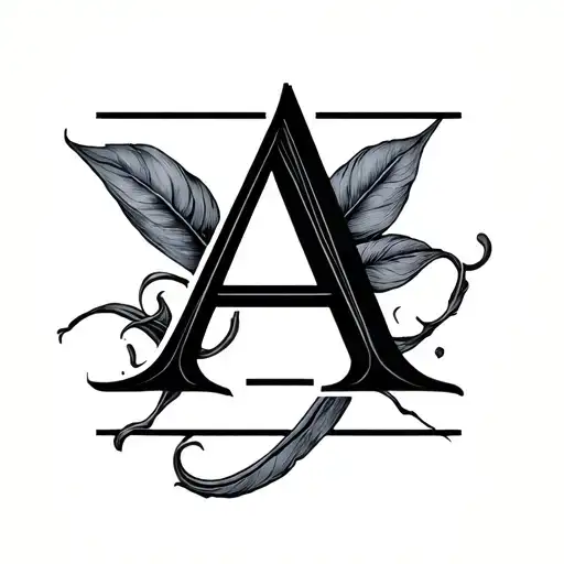 Letter A Minimalist