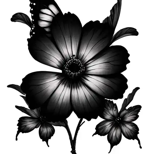 Flowers Butterflies