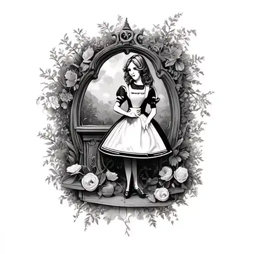 Dark Alice In Wonderland Scene