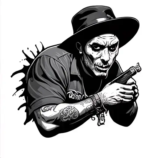 Gangster Tattoo Crips