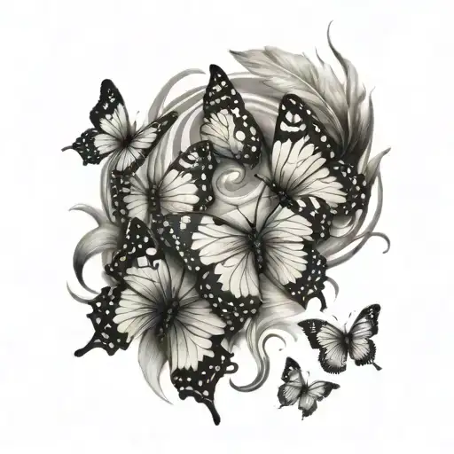 Butterflies Feather
