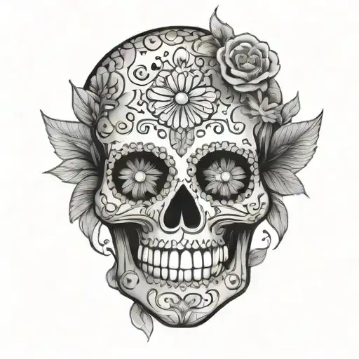 Sugar Skull Wing Spread