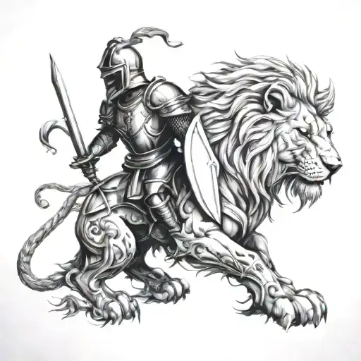 A Knight Within A Lion