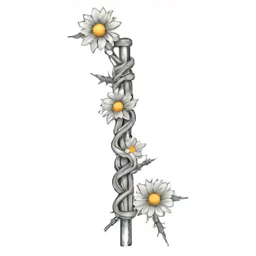 Barbwire And Daisys