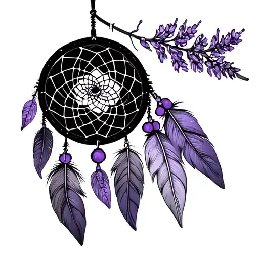 Dream Catcher From Lavender