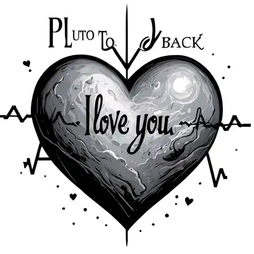 To Pluto & Back Heart Beat I Love You