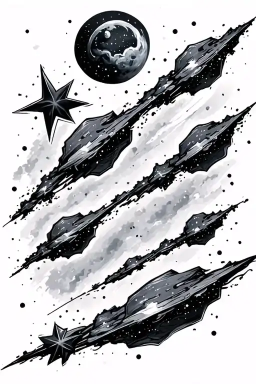 Trail Of Stars Meteors