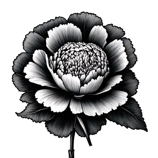Carnation And Snowdrop