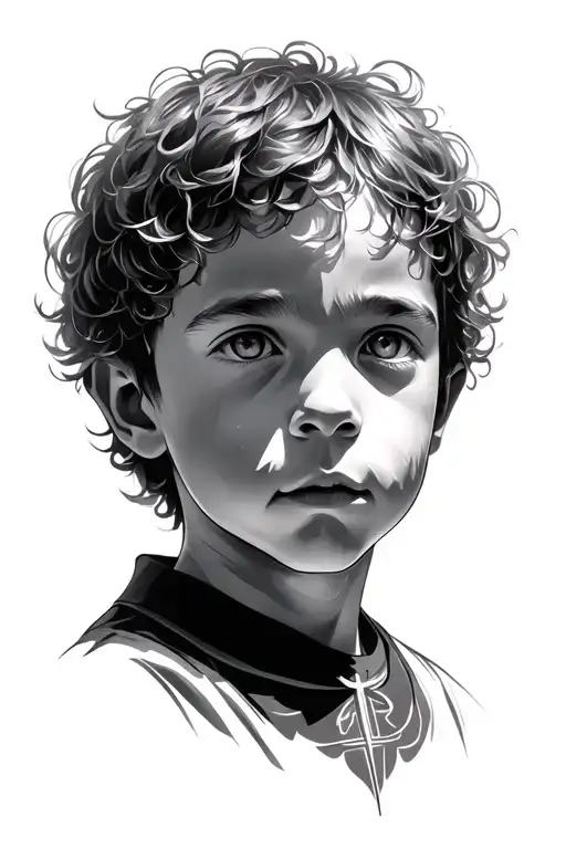 A Kid Going To Through A Hard Time In Believing In God But Then Sees The Holy Light