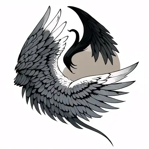 Wings In The Middle Of Shoulder Blades