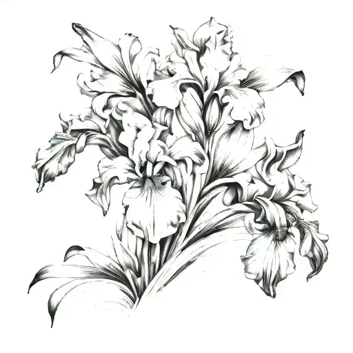 Mcmlxxxii Emcompassed In Irises Forearm Sleeve