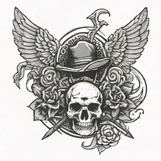 Cold Chisel Band Khe Sanh Flash Tattoo Design