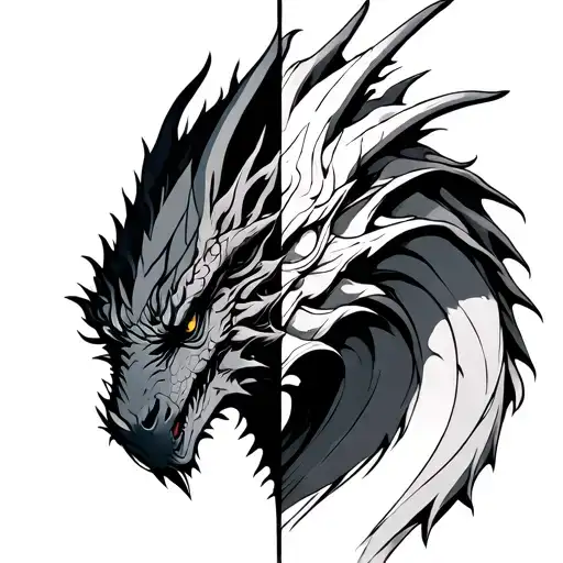 Half Dargon Half Phoneix