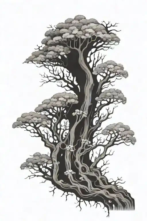 Mycelium Roots Encaging And Flowing