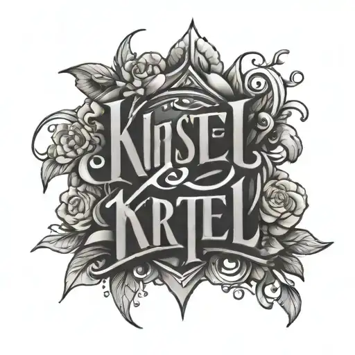 Lettering Kristel