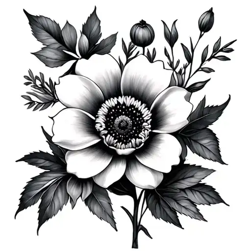 April May June November December February Birth Flowers Tattoo