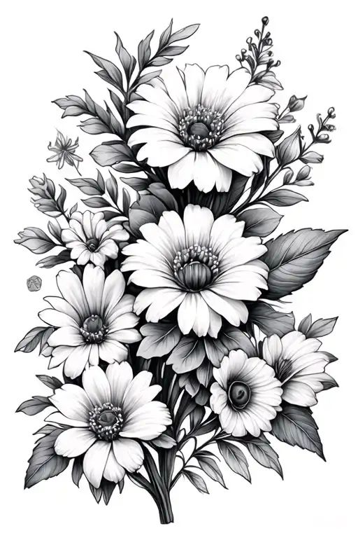 April May June November December February Birth Flowers Tattoo