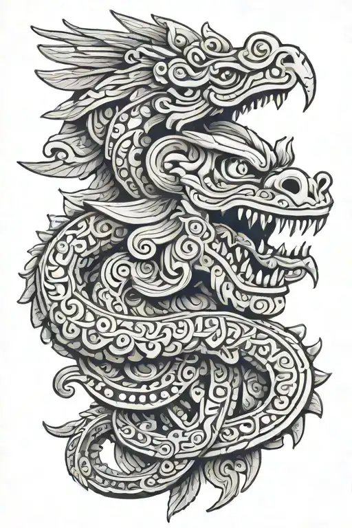 Aztec God Quetzalcoatl