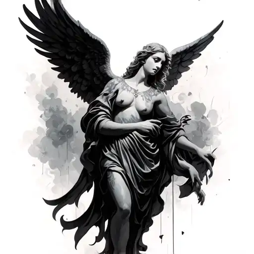 Angel With Banderole