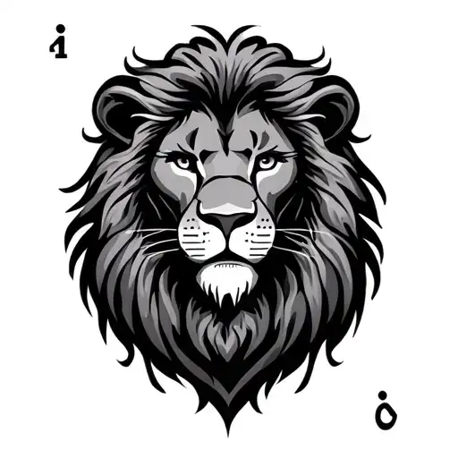 Lion Cards Forming The Shape