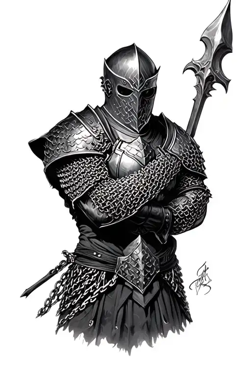 Battle Armour Chain Mail Sleeve