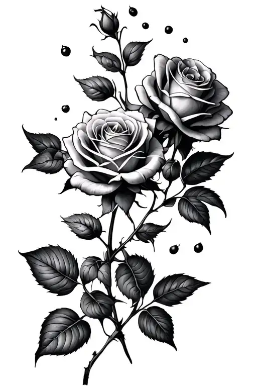 Roses With Pedals Falling