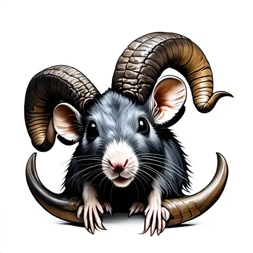 Rat And Ram Horns