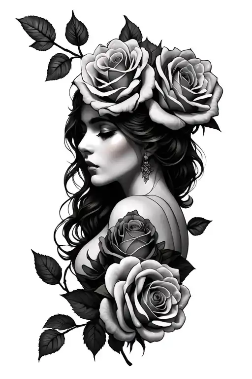 Ineshrie With Roses Wrapped