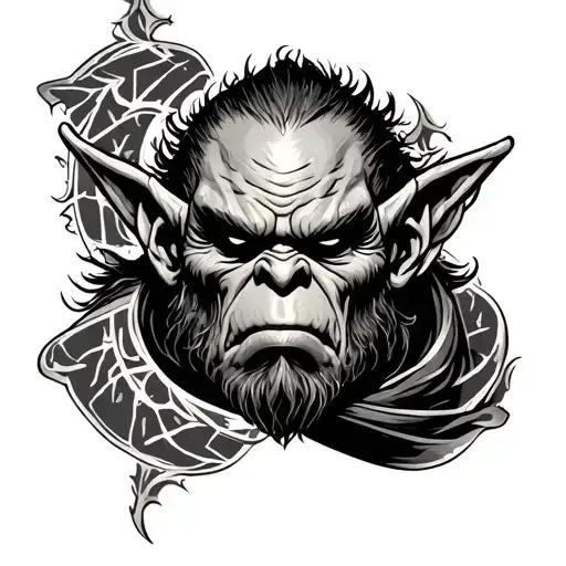 Orc Inspired Lotr Sleeve