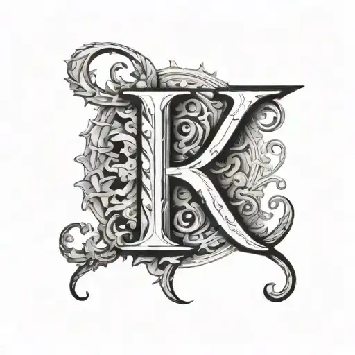 Letter I Mixed With Letter R