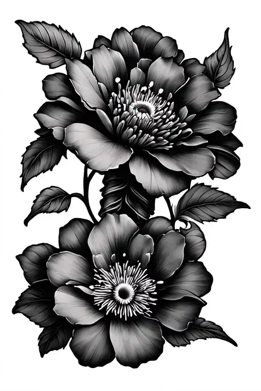 Japanese Flower Spine